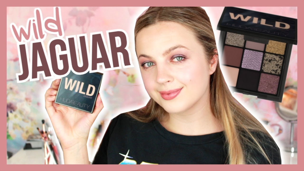 HUDA BEAUTY WILD OBSESSIONS JAGUAR REVIEW! Swatches & Eyelook