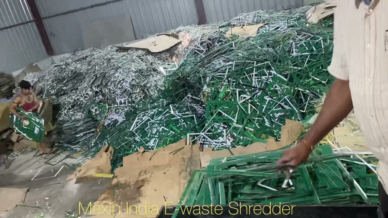 E-waste Shredder Machine, E-waste Crusher, E waste Shredding Machine, #ElectronicsCrushingMachine,