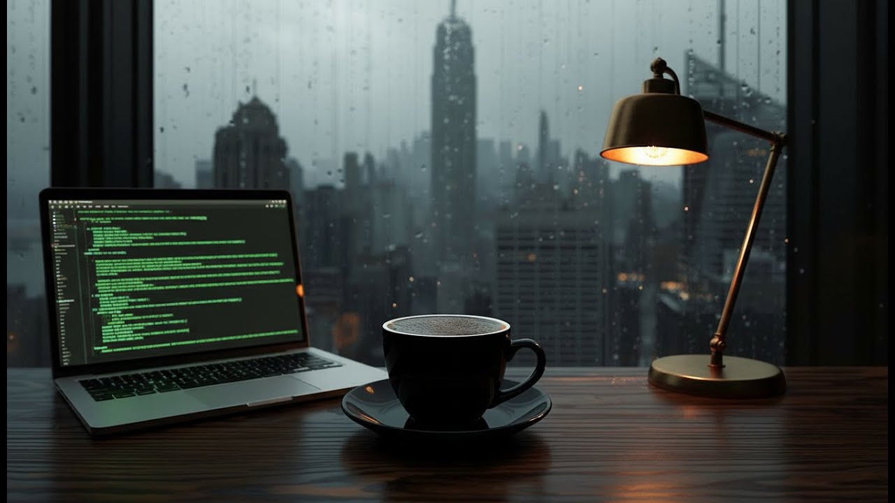 Neon Glow Sanctuary: Cyberpunk Ambience for High-Performance Work