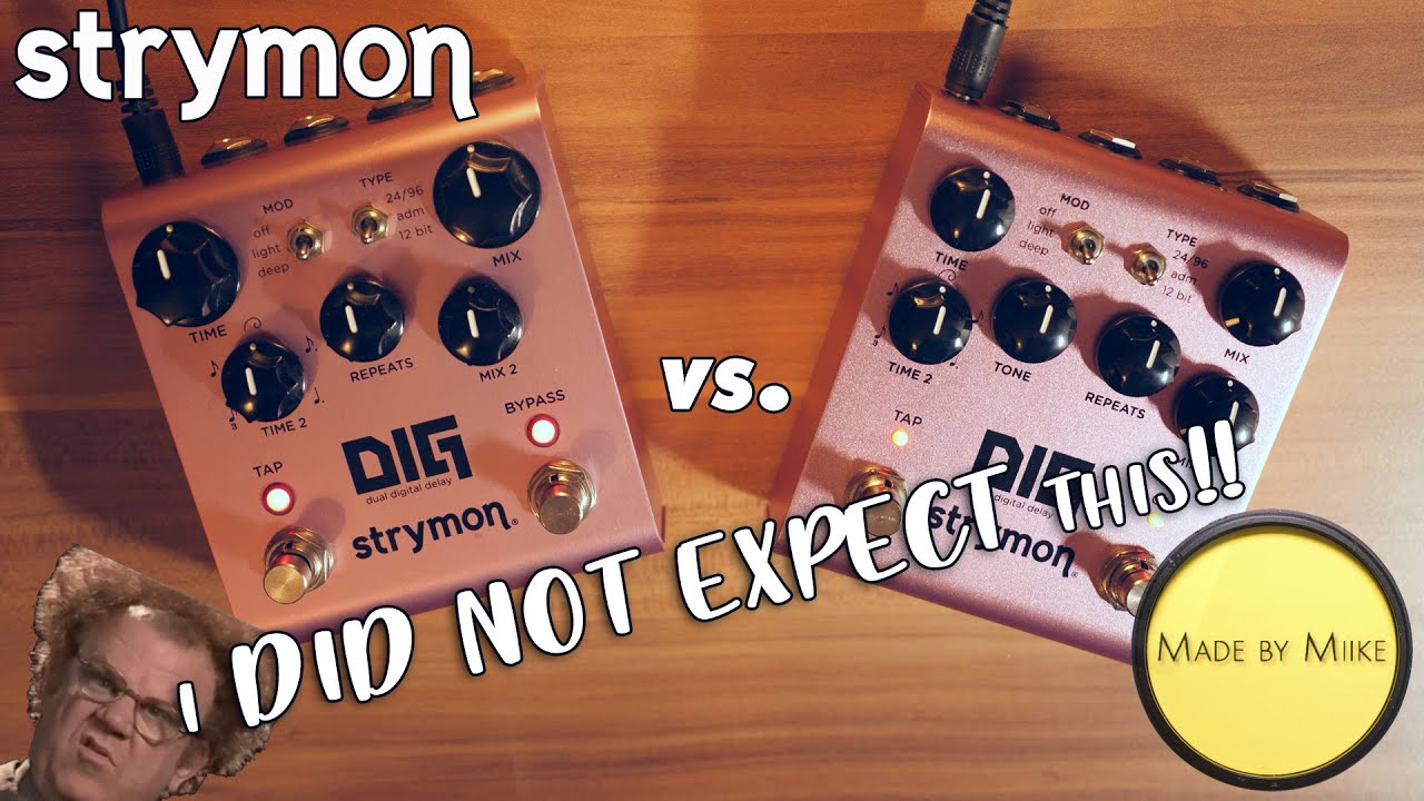 Сравнение тонов: STRYMON DIG V1 и V2 (удивительные результаты!)