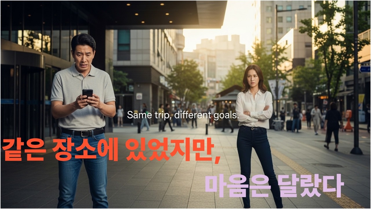 같은 장소에 있었지만, 마음은 달랐다