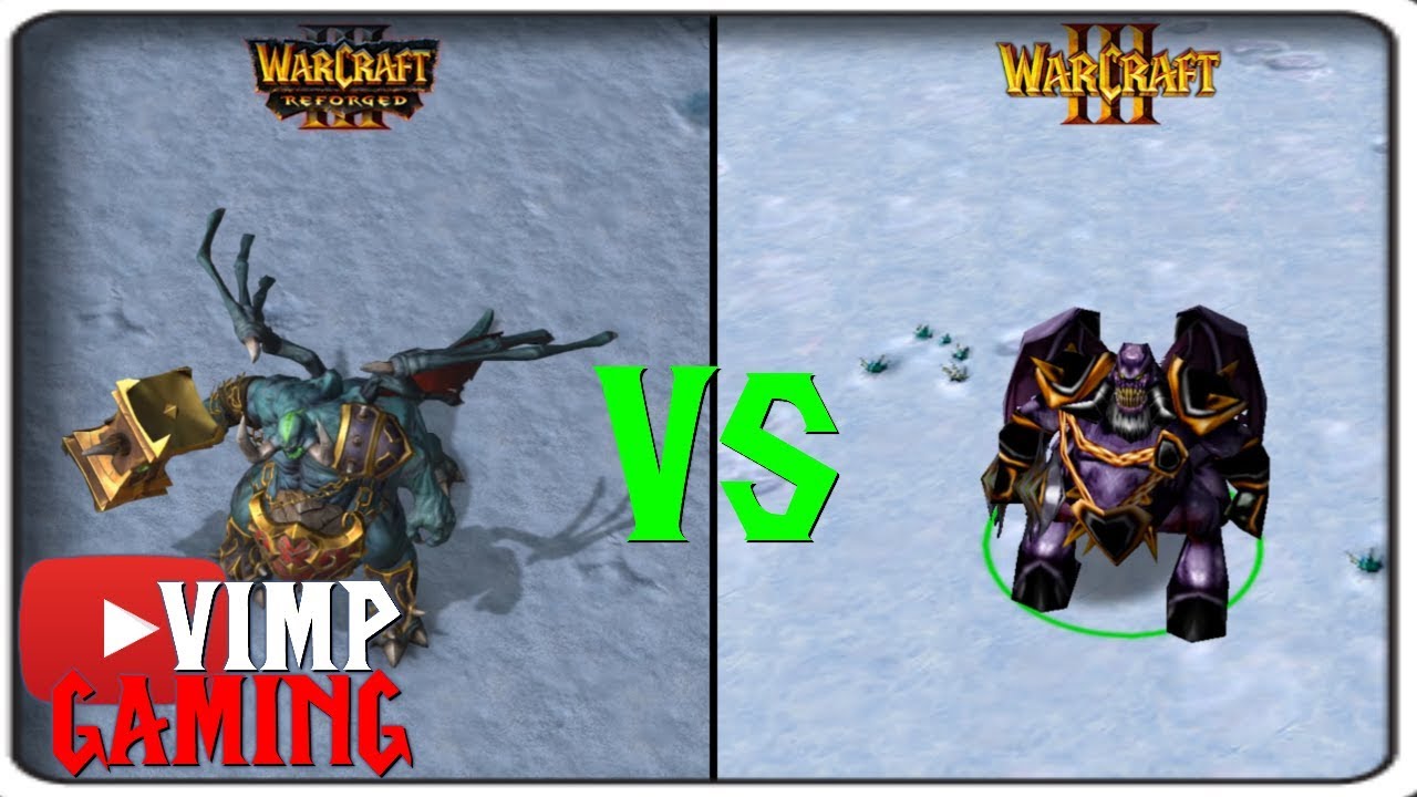 Warcraft 3 Reforged | In-game Preview | Demons Side by Side Comparison