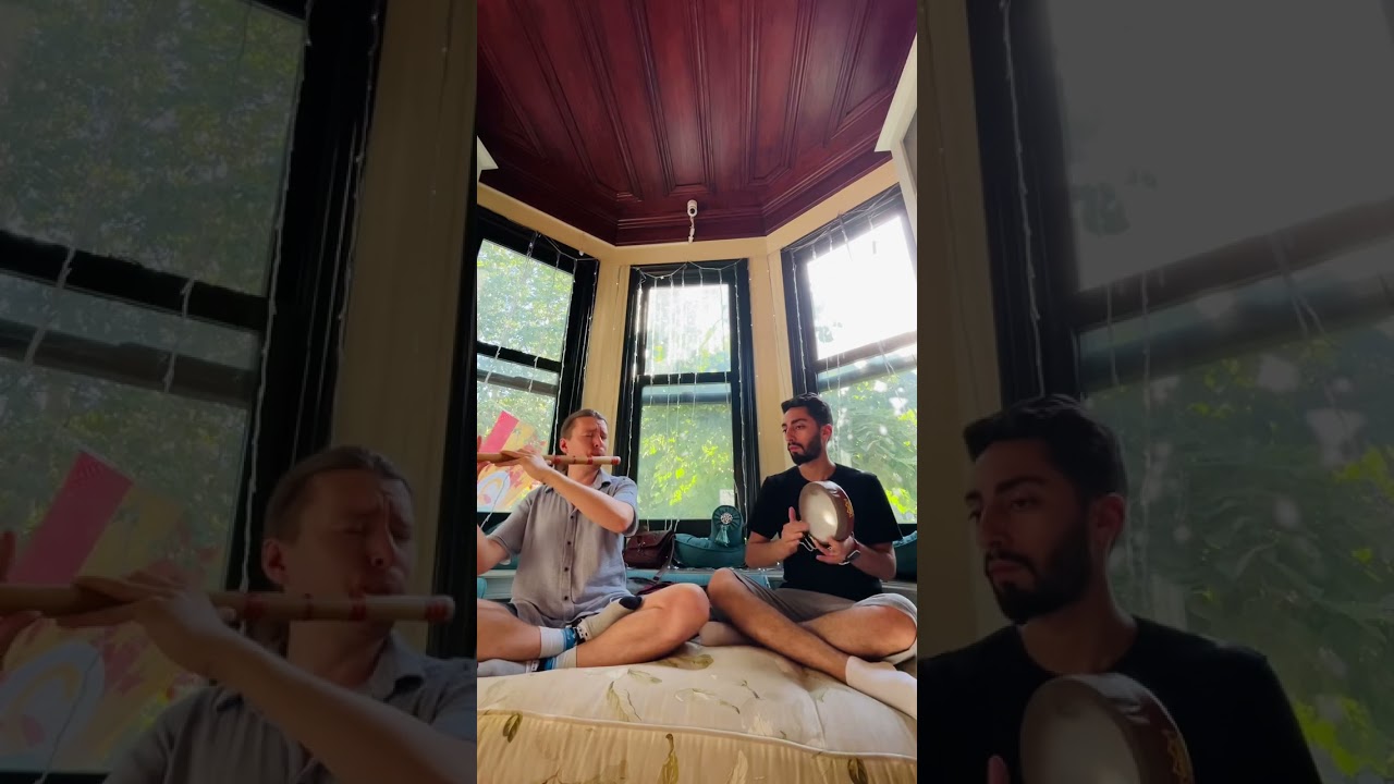 Kanjira and Bansuri 🪈🥁 (improvisation) 🎶 • Alexander Dobromyslov & Fazıl Karagöz