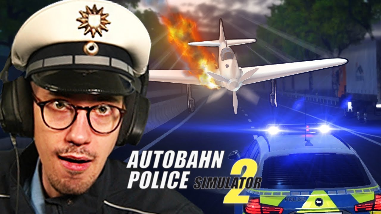 Flugzeug Notlandung! ✈️🔥 | Autobahn Polizei Simulator 2