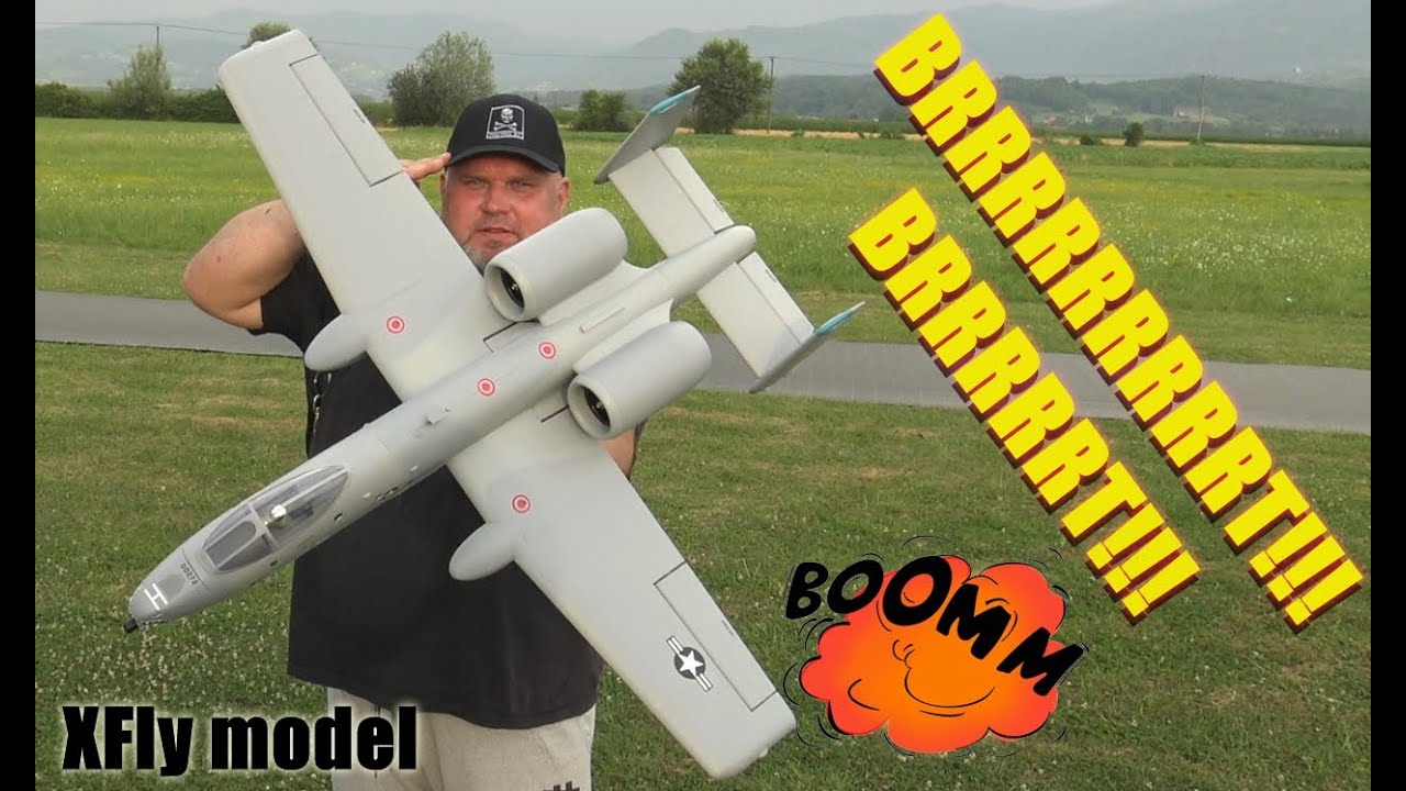 BRRRRT A-10 TANK BUSTER Twin 50mm 12 blade EDF Warthog RC Jet 4S power 1000mm PNP FLIGHT REVIEW