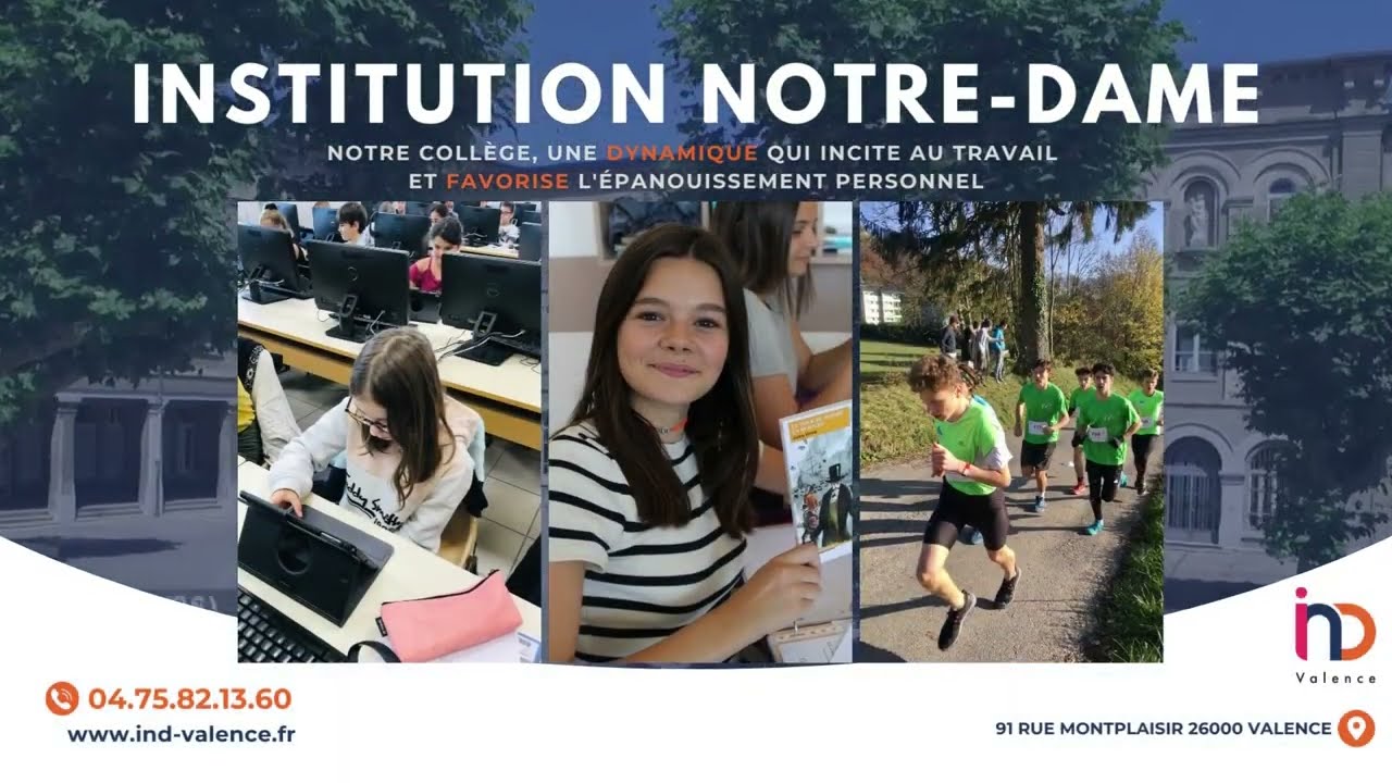 Présentation de notre collège : découvrez le collège Notre-Dame !