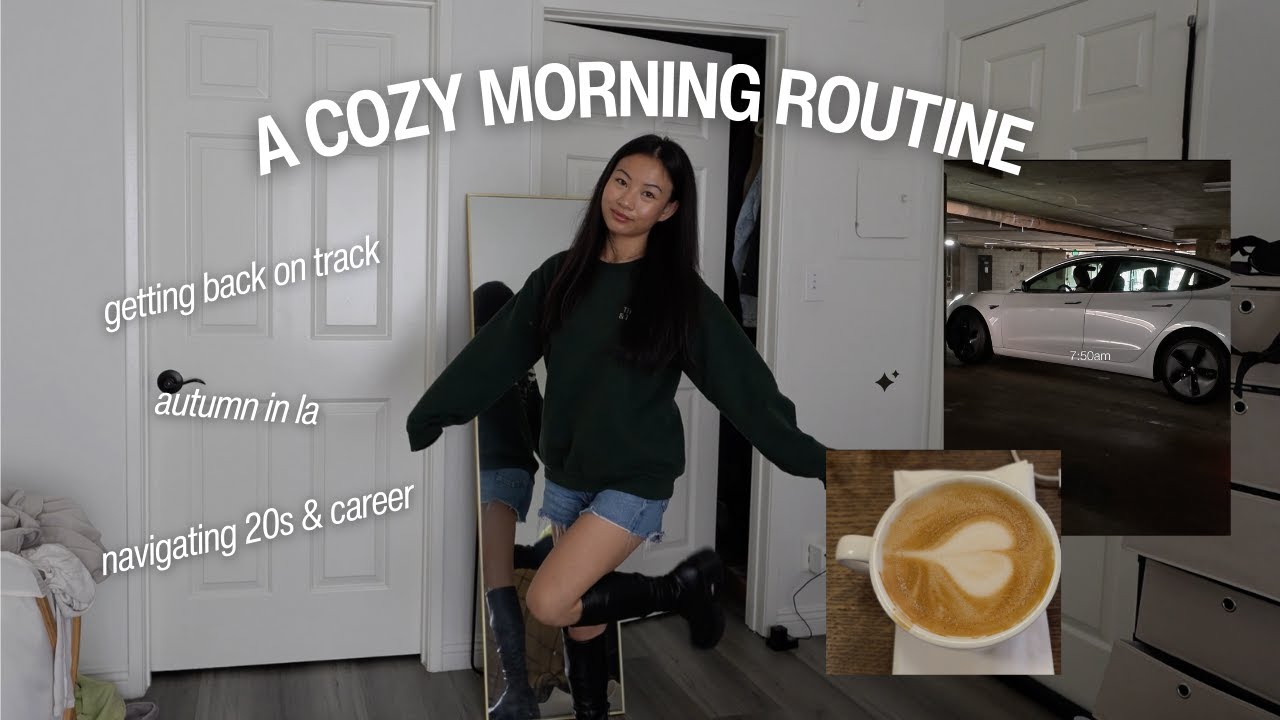5AM Autumn Mornings🍁☕️ realistic, productive, vlog | ep01: winter arc