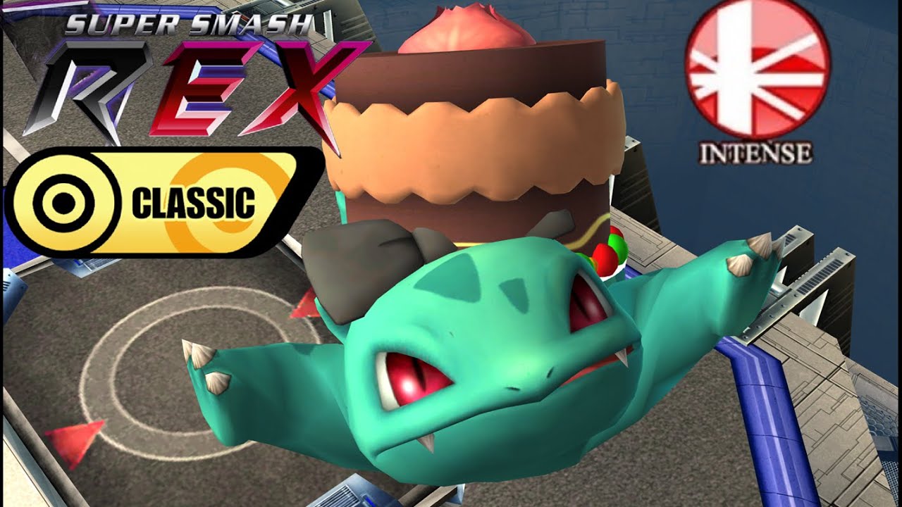 Super Smash REX Gameplay - Classic Mode with Ivysaur (Intense)