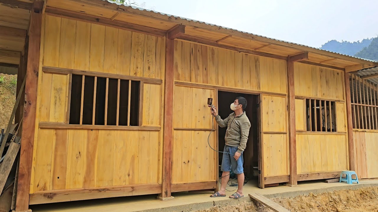 A diary of the construction and painting journey for a beautiful new wooden house.