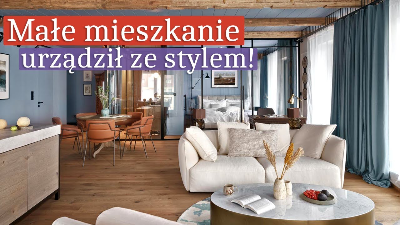 Piękne MIESZKANIE w Gdańsku! Sypialnia i łazienka NA WIDOKU! Aranżacja wnętrza z duszą!