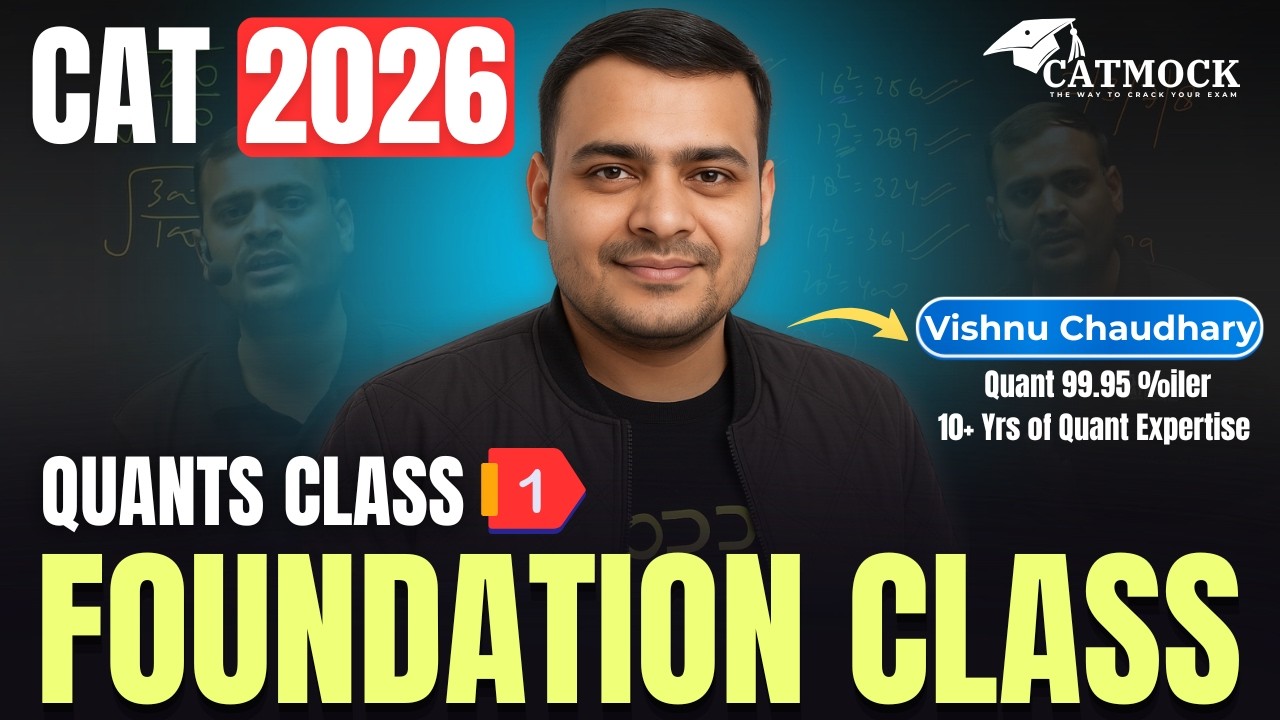 Foundation Class of Quantitative Aptitude