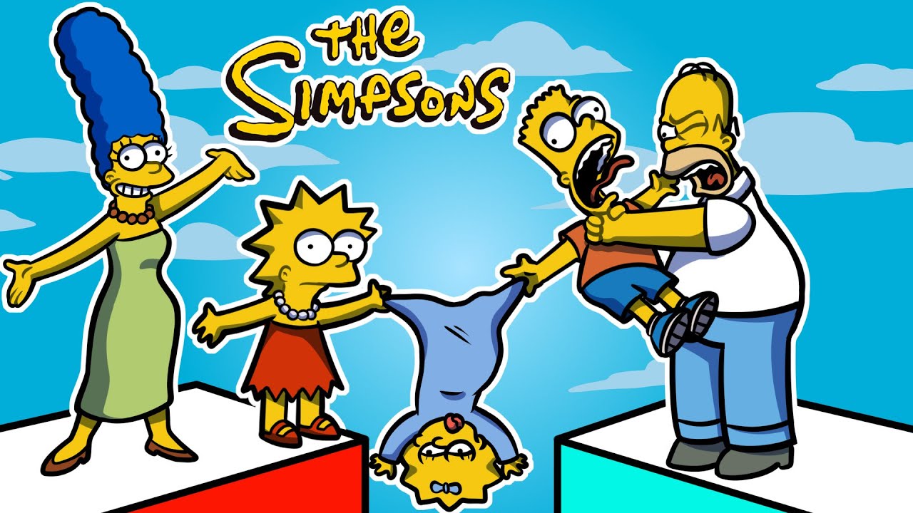 Família Os Simpsons no GANG BEASTS ! -Estevão, Milla e Milly 