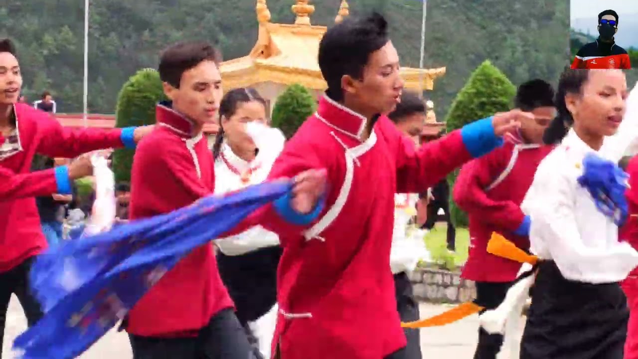 Tibetan Dance by Students of Sunshine English School Dirang.