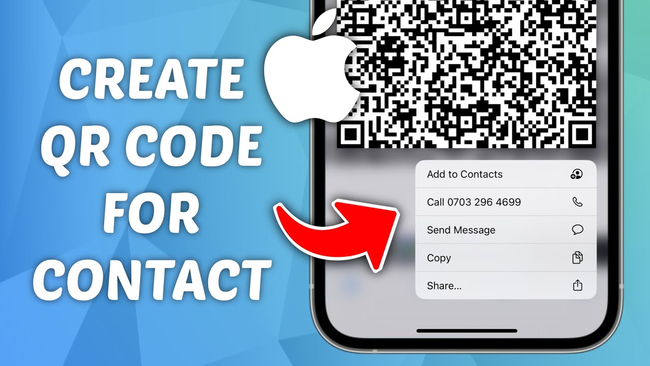 Как создать QR-код для контакта на iPhone &mdash; быстрое и простое руководство!