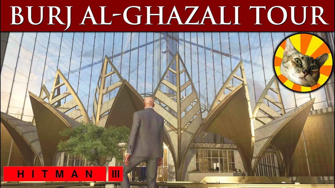 Burj Al-Ghazali (The Sceptre) free roam interiors tour [Hitman 3]