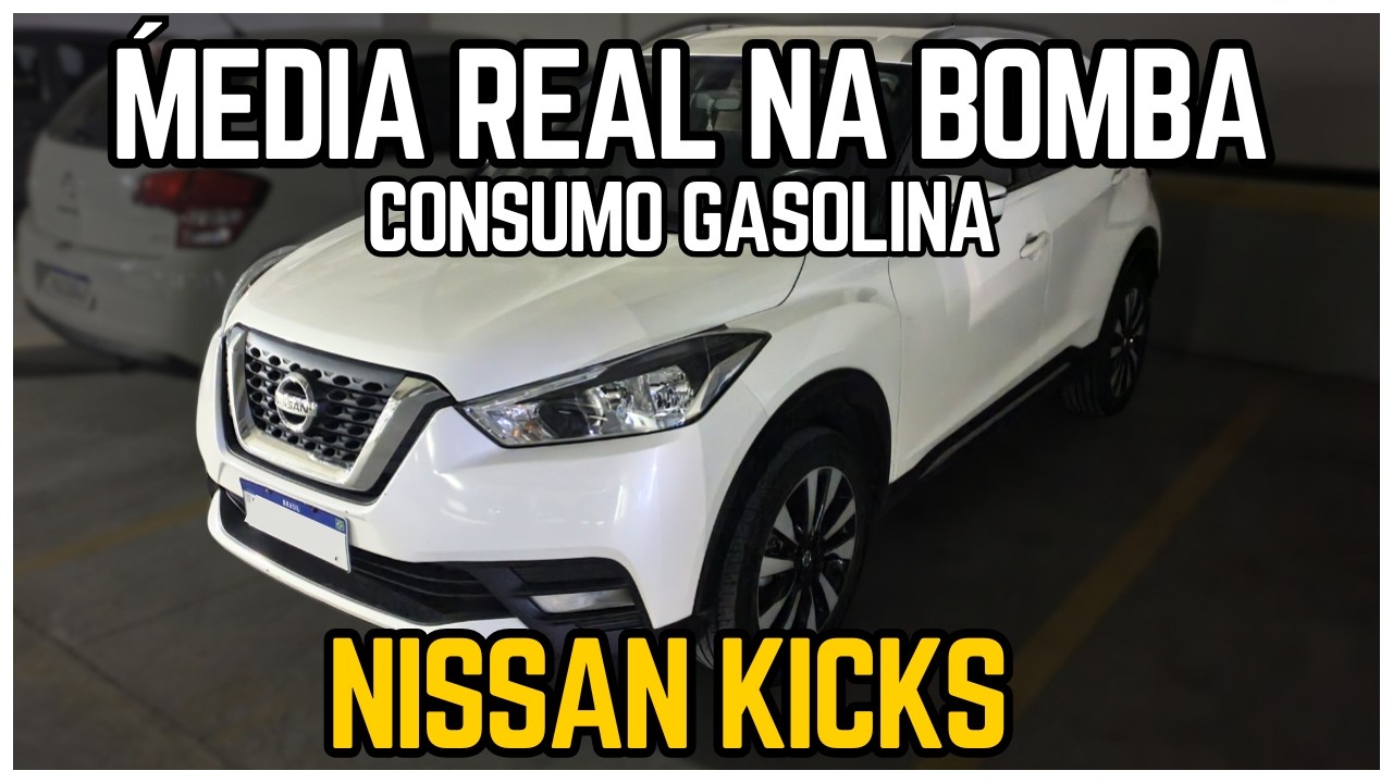 CONSUMO M&Eacute;DIO NISSAN KICKS... Quantos km/l ele faz na bomba?