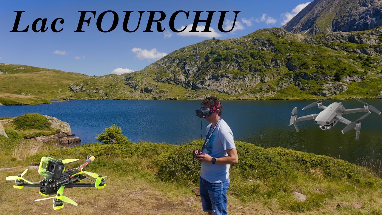 Lac fourchu en drone // Isère