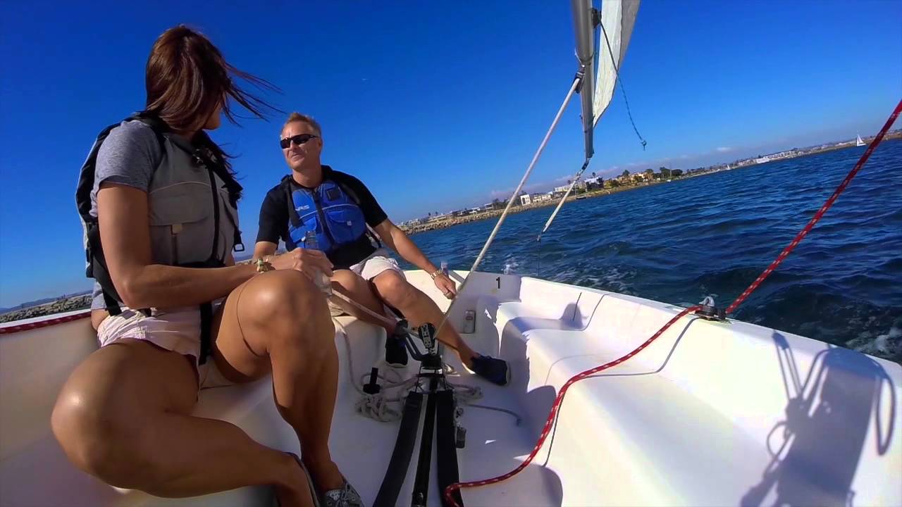 Sailing in Marina del Rey
