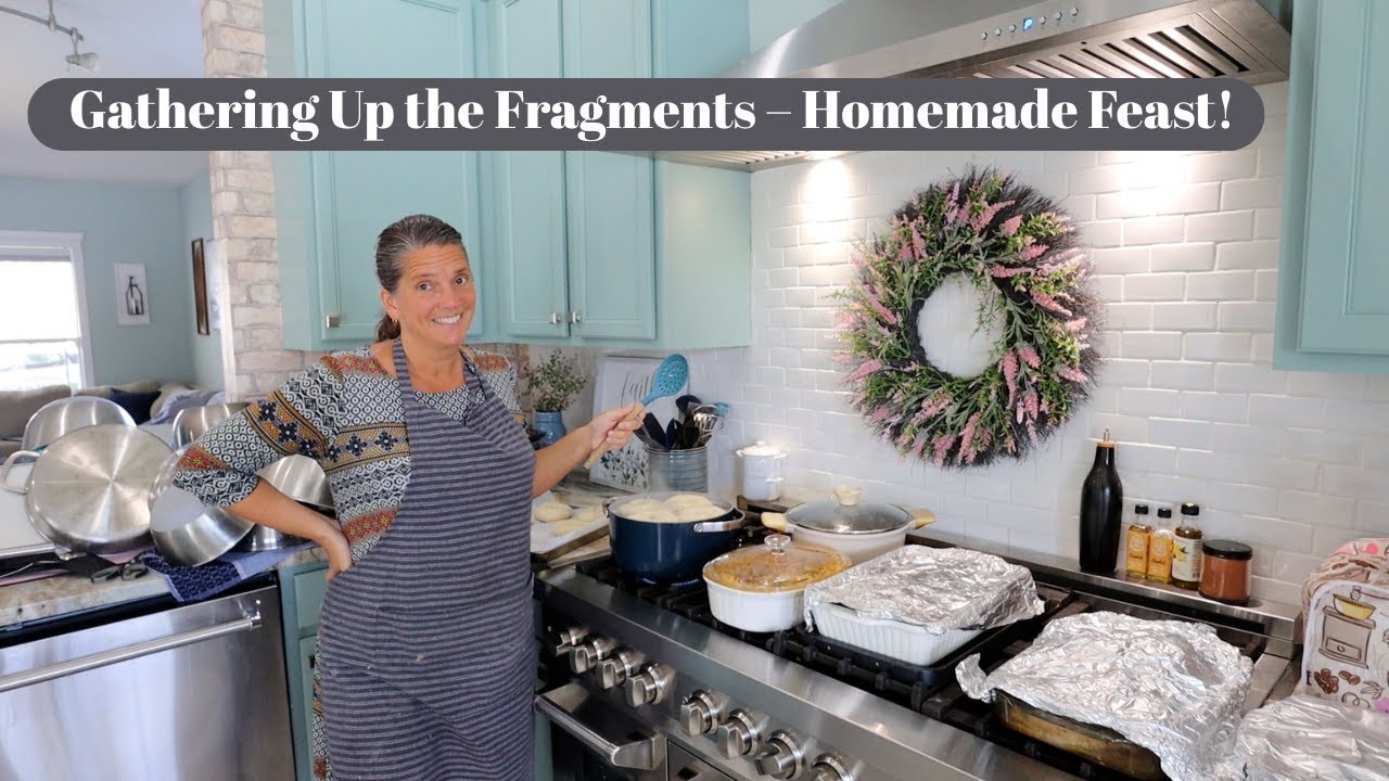 Big Turkey Dinner on a Budget | Using What I Have to Make a Feast