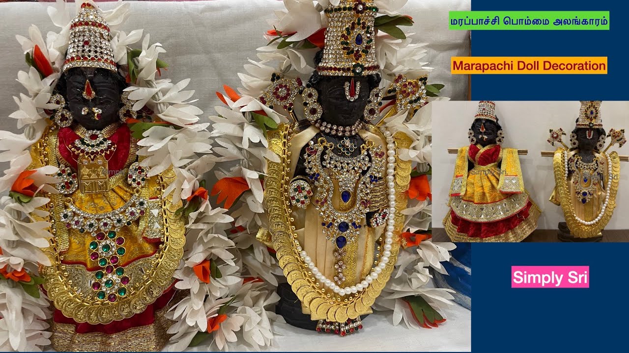 How to decorate Marapachi doll | மரப்பாச்சி பொம்மை அலங்காரம் | Navaratri decoration ideas #marapachi