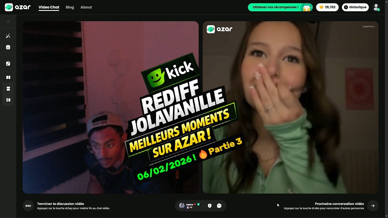 JOLAVANILLE MEILLEURS MOMENTS SUR AZAR 🤣🤣