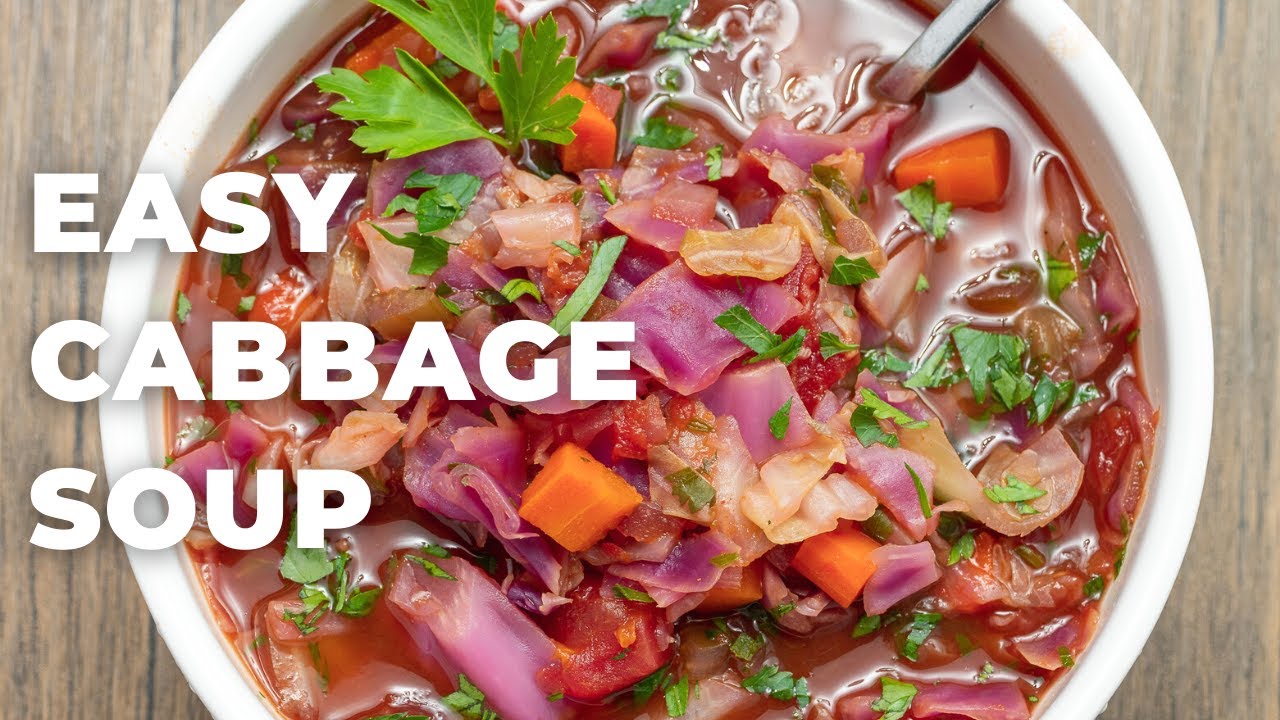 Cozy Everyday Cabbage Soup ready in 30 min (Simple & Nourishing)