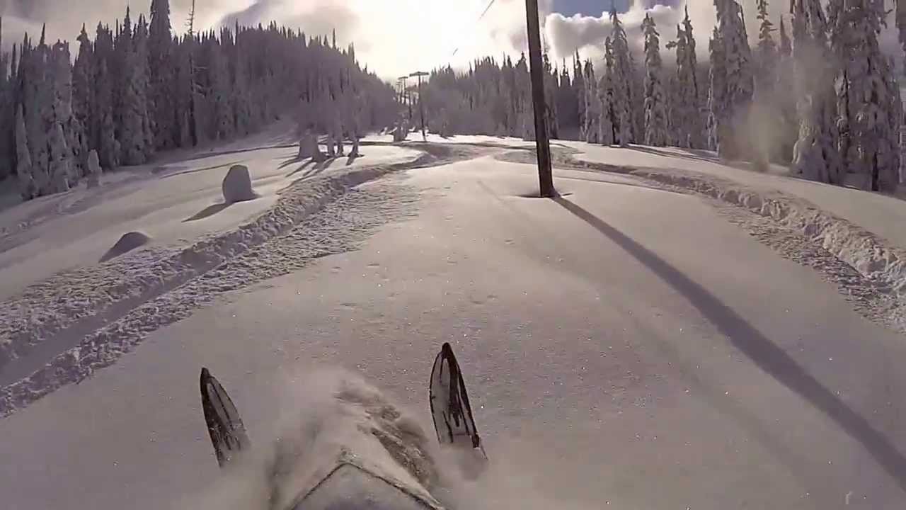 Bluebird Tuesday - Deep Powder Snowmobiling in BC
