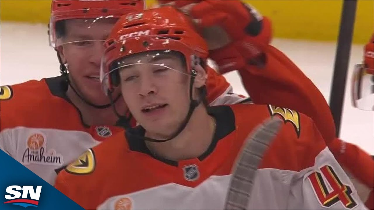 Ducks Rookie Beckett Sennecke Pots Home First Career Goal In NHL Debut