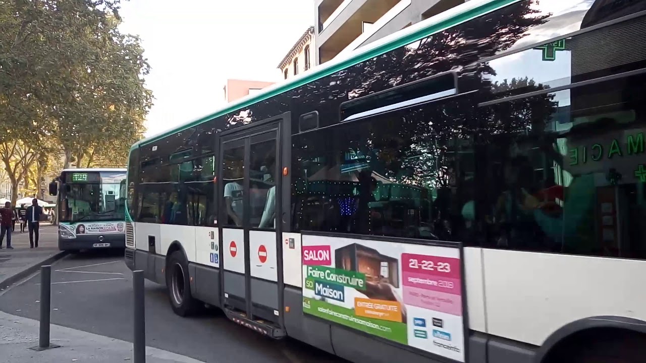 Ligne 129 Irisbus Citélis Line Départ à Porte des lilas.