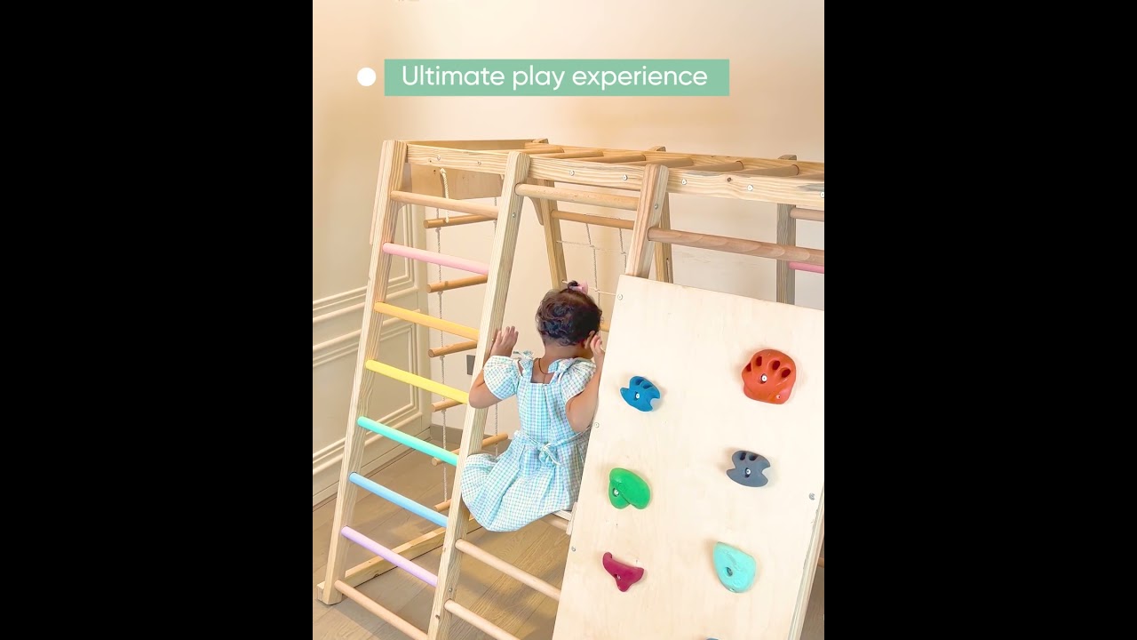 Ultimate 7-in-1 Jungle Gym for Kids | Slide, Swing, Climbing & More!