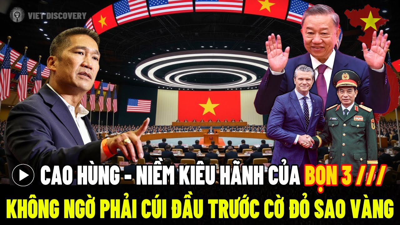 Cao H&ugrave;ng ! Niềm ki&ecirc;u h&atilde;nh của 3 /// , kh&ocirc;ng ngờ phải C&Uacute;I ĐẦU trước Cờ Đỏ Sao V&agrave;ng | VIET DISCOVERY