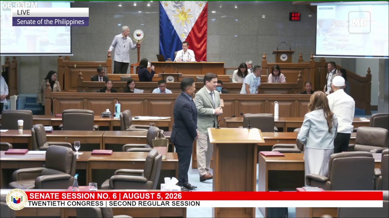 LIVE: Senate holds plenary session | Aug. 5