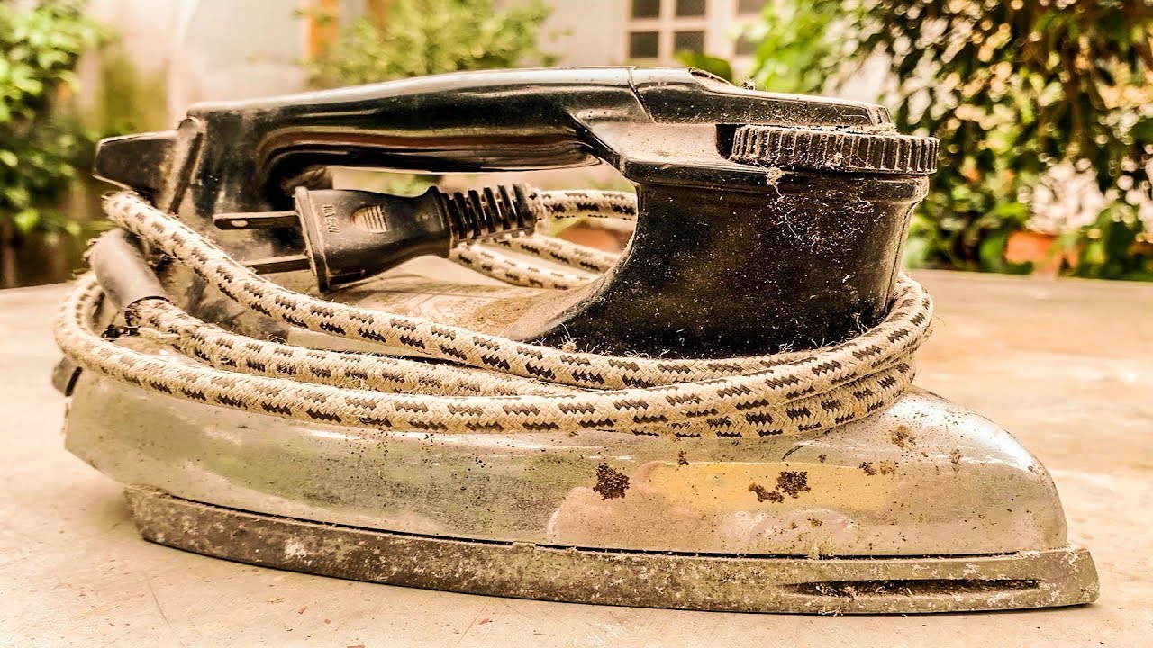 Восстановление Rusty Old Electric IRON | Восстановить инструмент для утюга.