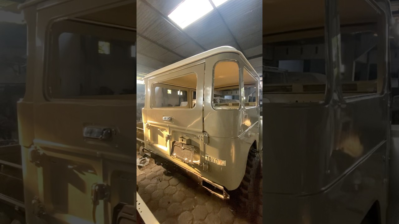 Proses ngerakit Hardtop Hatchback land cruiser fj40 kolektor item #hardtop #fj40