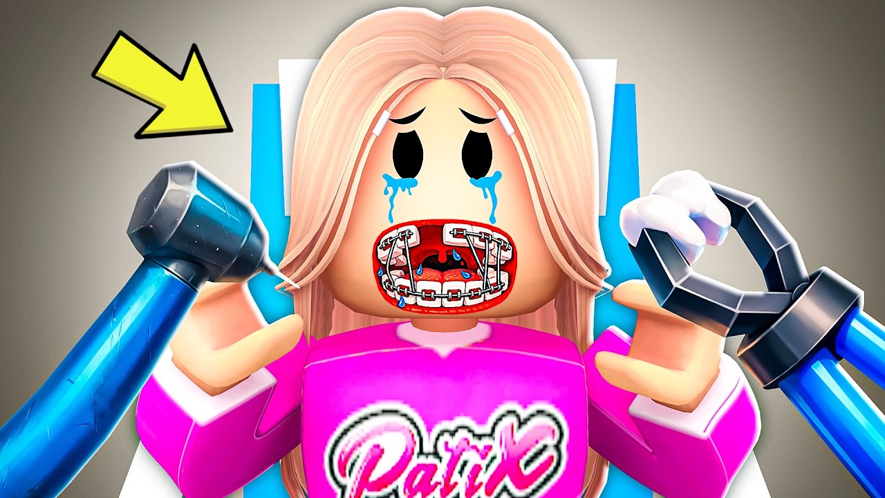 POSZŁAM DO DENTYSTY i TO BYŁ BŁĄD... na BROOKHAVEN w ROBLOX! 😨