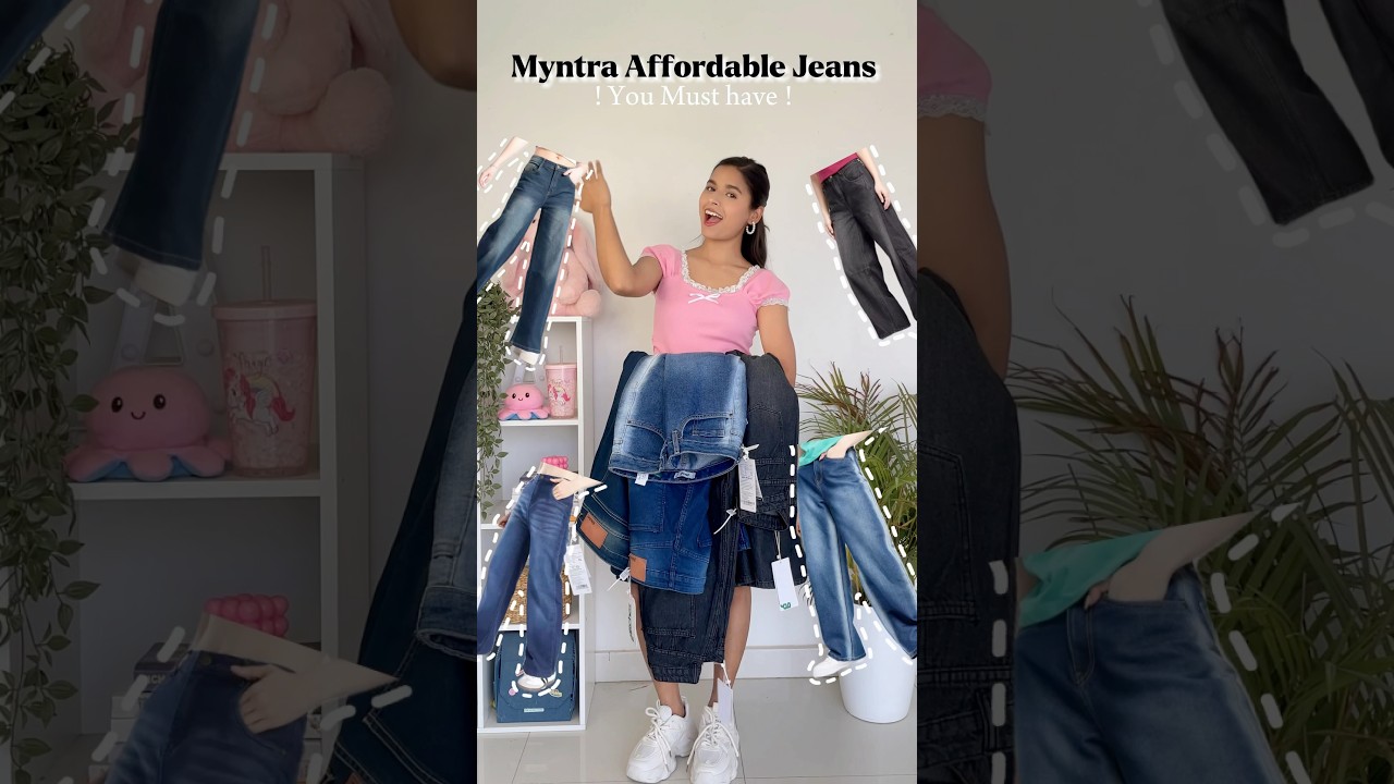 Must have Jeans | Daily wear jeans | High waist jeans haul | Affordable Jeans Haul #shorts #jeans