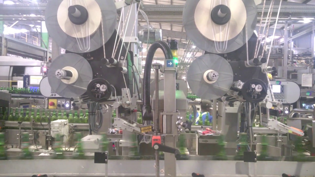 Wind 80 Labeller: Tax Label Application on Beer Bottles