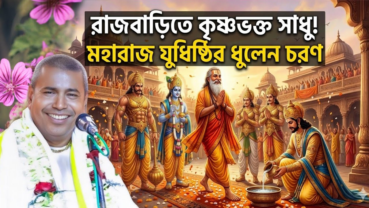 মহারাজ যুধিষ্ঠির এক কৃষ্ণ ভক্ত মুচির পদ সেবা করছেন এক অপূর্ব লীলা _ Shamsundar Das New Kirtan 2026