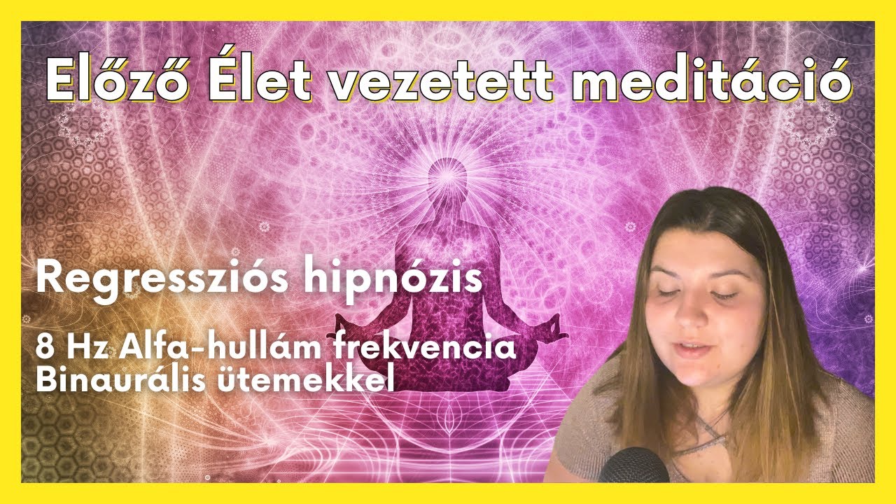 Előző Élet meditáció 🧘‍♀️• ASMR suttogással, 8 Hz Alfa-agyhullám binaurális ütemekkel 💫✨