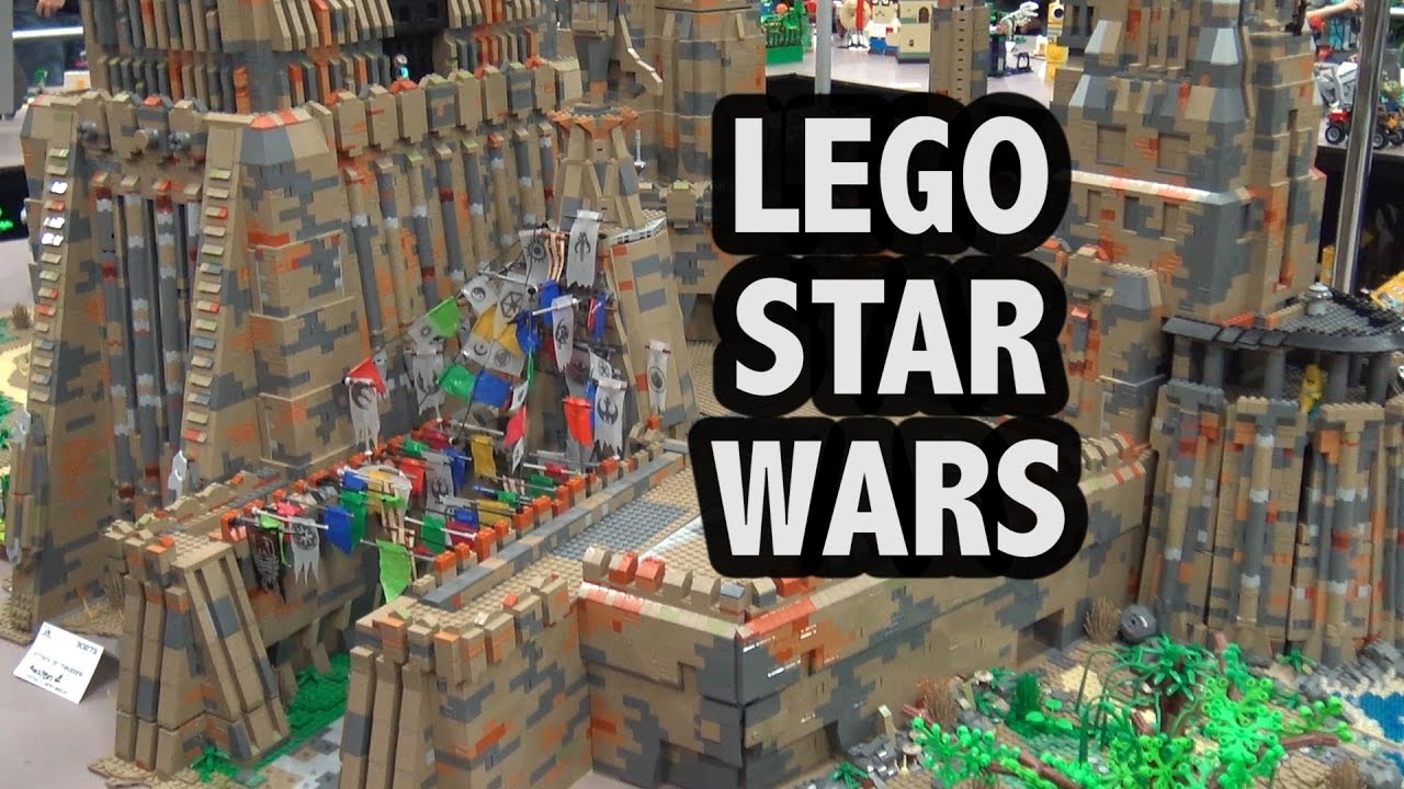 Огромный замок Маз Каната LEGO на Такодане | Custom Star Wars