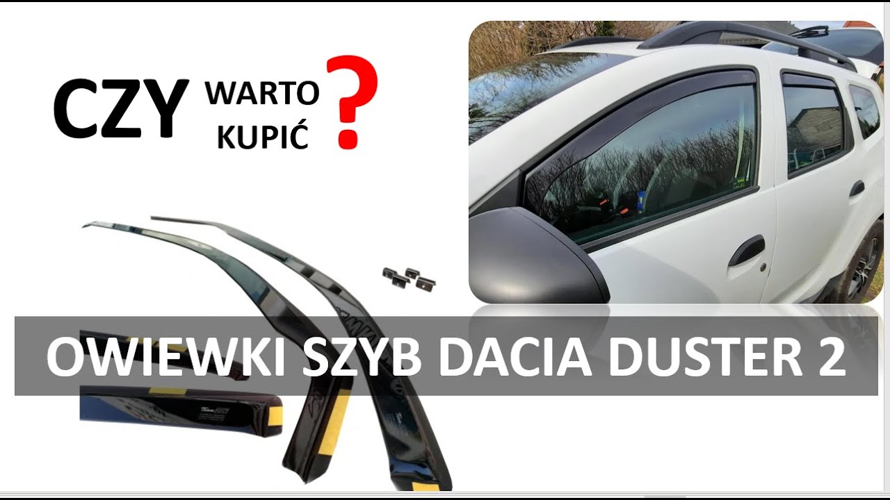 Owiewki szyb Dacia Duster 2