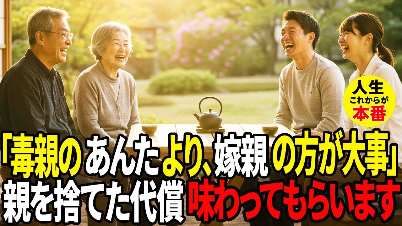 【スカッと逆襲】「毒親扱い」された日、母は“家族をやめて他人”になりました。