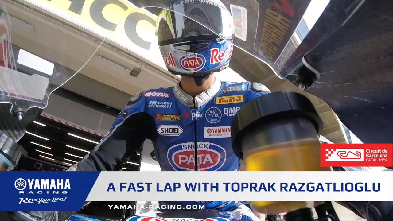 Onboard with WorldSBK rider Toprak Razgatlıoğlu at Circuit Barcelona-Catalunya