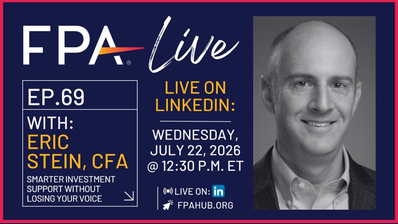 FPA LIVE: Smarter Investment Support Without Losing Your Voice