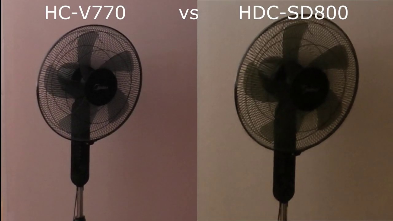 Panasonic HC-V770 (V760) vs Panasonic HDC-SD800 (900) Video Test