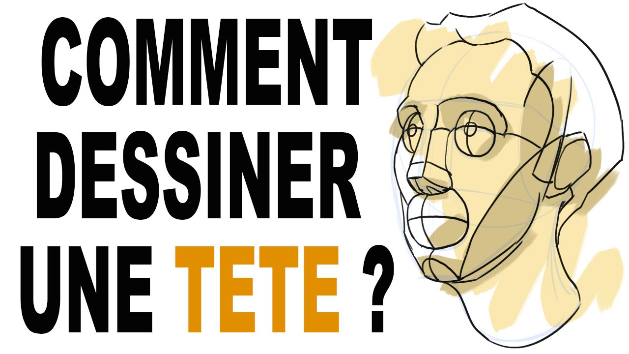 COMMENT DESSINER UNE TÊTE DE 3/4 ?