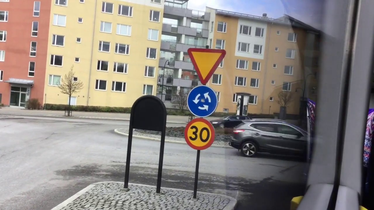 SL buss 567 Sollentuna station till Jakobsbergs station (del 1 av 2)