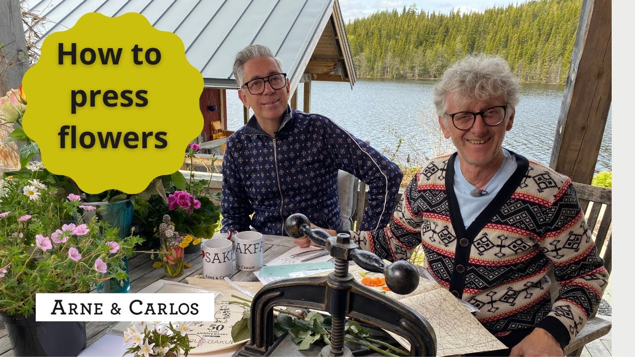 How To Make Your Own Pressed Flowers - by ARNE & CARLOS