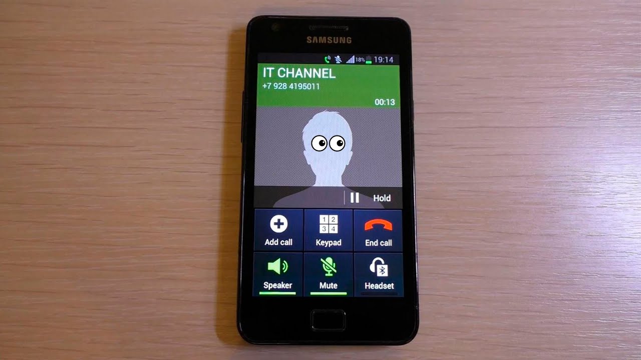 Samsung Galaxy S2 (Black) Over The Horizon Incoming Call