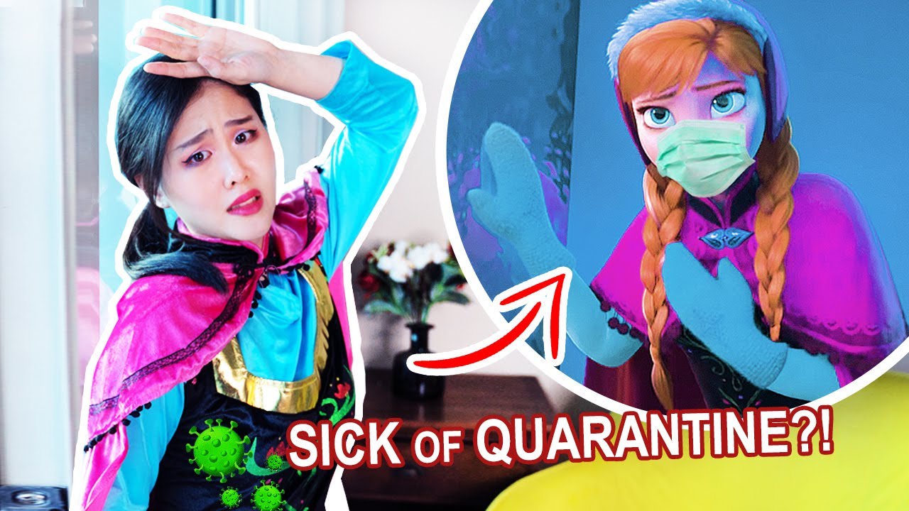 Anna HAS HAD ENOUGH of QUARANTINE!? -【Disney Frozen 